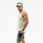 LEVIT TIDE GREEN MEN’S RUNNING TANK TOP