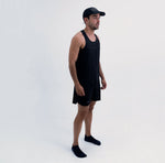 LEVIT BLACK MEN'S RUNNING TANK