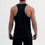 LEVIT BLACK MEN'S RUNNING TANK
