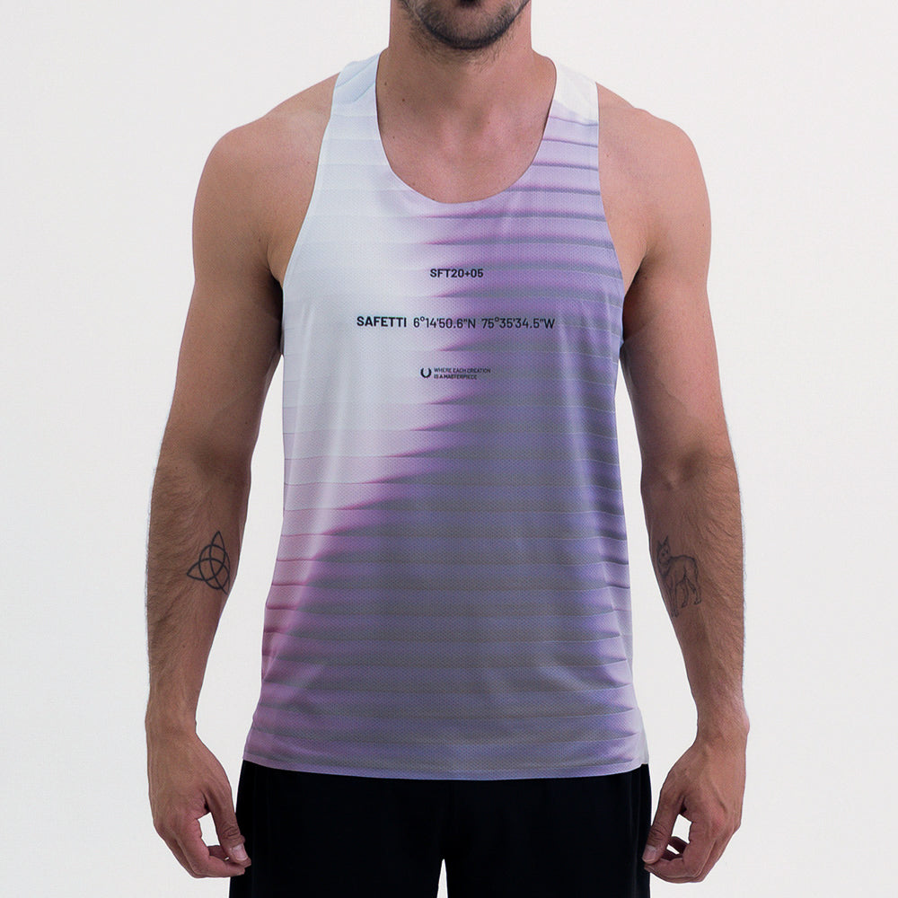 LEVIT DISTORTION MEN'S RUNNING TANK