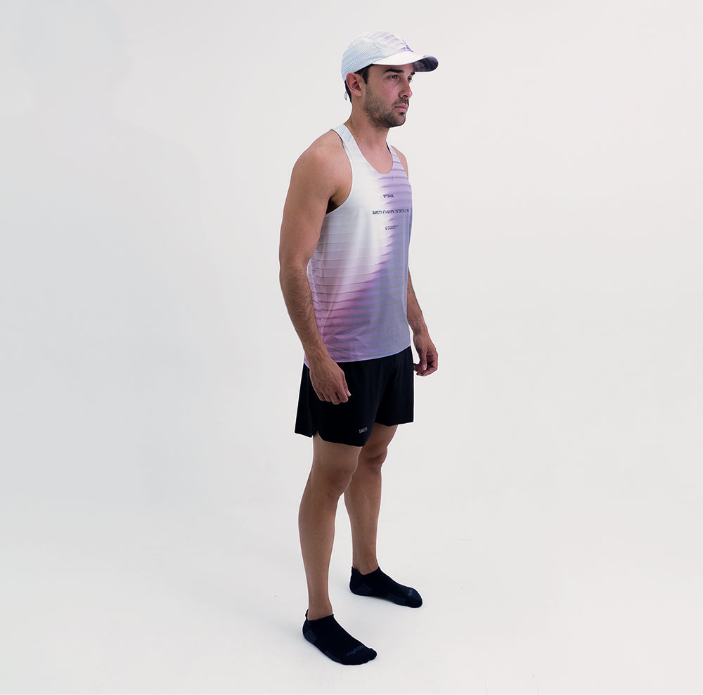 LEVIT DISTORTION MEN'S RUNNING TANK
