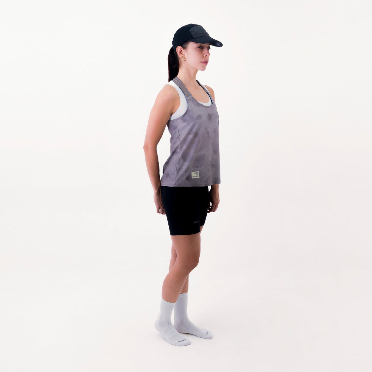 COLMOTION BROWN WOMEN'S RUNNING TANK