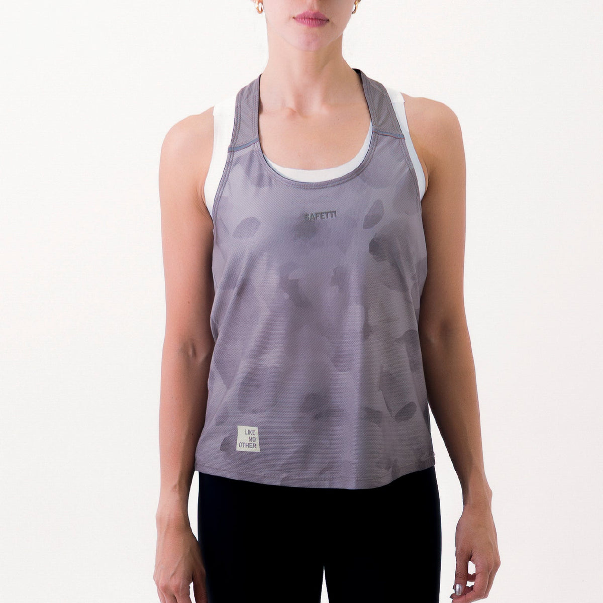 COLMOTION BROWN WOMEN'S RUNNING TANK