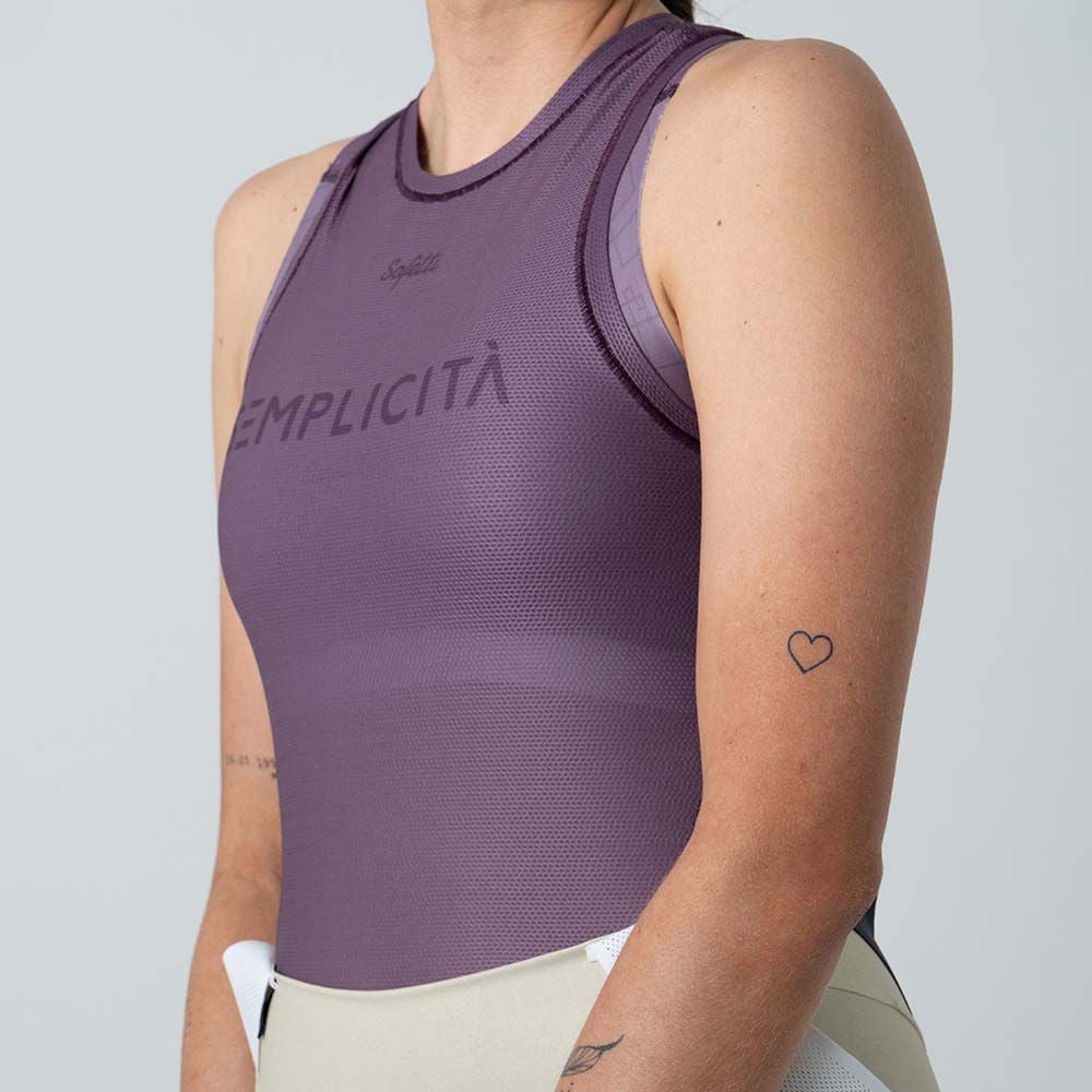 WOMEN'S WINDBERRY CYCLING UNDERWEAR JERSEY WITH ARMHOLE SLEEVES