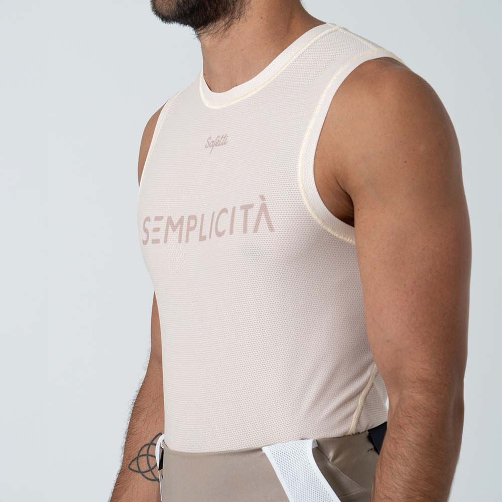 WINDGRIT MEN'S CYCLING UNDERJERSEY WITH ARMHOLE SLEEVES