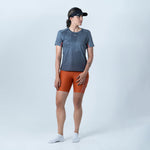 WOMEN'S GRAPHITE SHORT SLEEVE RUNNING T-SHIRT