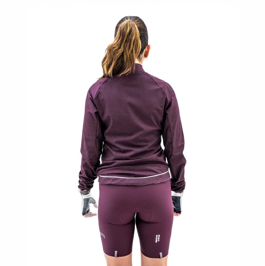 AQUALITE PLUM WOMEN’S CYCLING JACKET