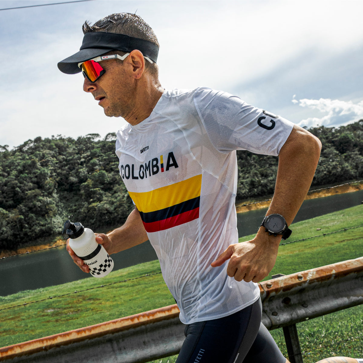 SECP'26 - LANDS PRO 405 Short Sleeve Running Jersey. Men