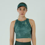 RUNNING/PADEL POCKET OLIVA TOP FOR WOMEN