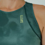 RUNNING/PADEL POCKET OLIVA TOP FOR WOMEN