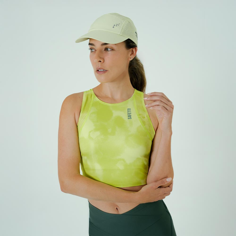 RUNNING/PADEL POCKET LEMON TOP FOR WOMEN