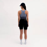 POCKET GRAY WOMEN'S RUNNING & PADEL CROP TOP