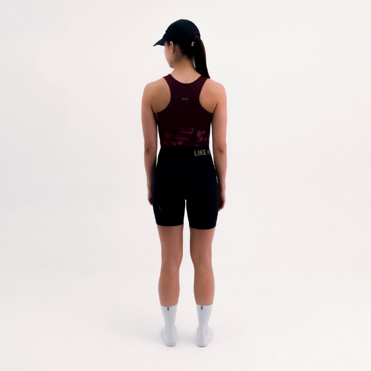 POCKET WINE WOMEN'S RUNNING & PADEL CROP TOP