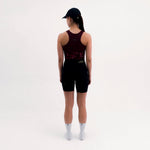 POCKET WINE WOMEN'S RUNNING & PADEL CROP TOP