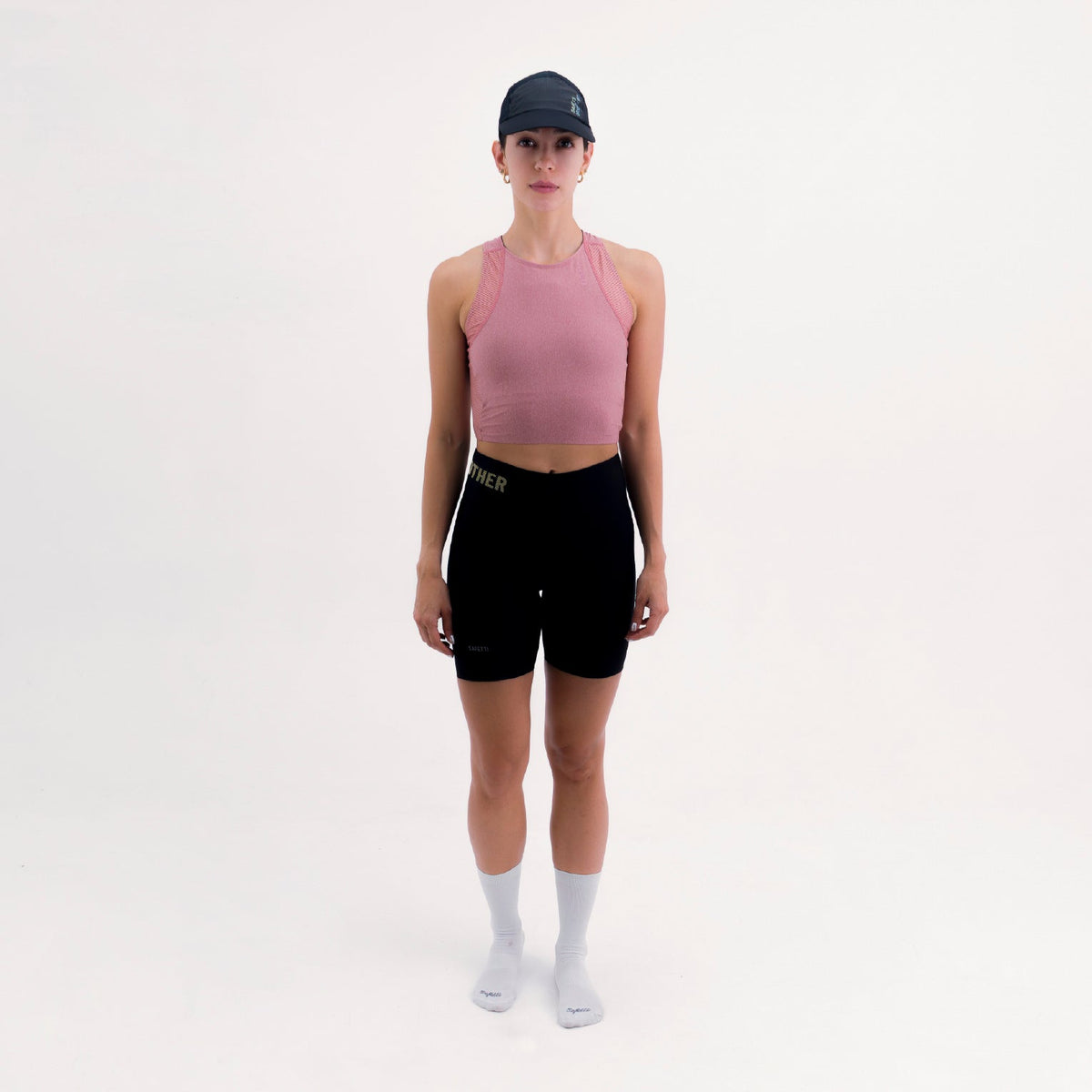 POCKET ROSE WOMEN'S RUNNING & PADEL CROP TOP