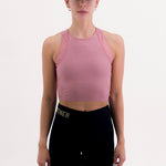 POCKET ROSE WOMEN'S RUNNING & PADEL CROP TOP