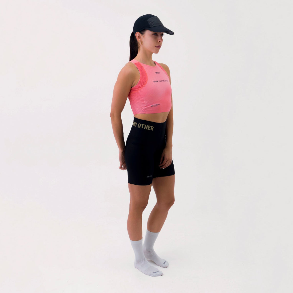 POCKET CHERRY WOMEN'S RUNNING & PADEL CROP TOP