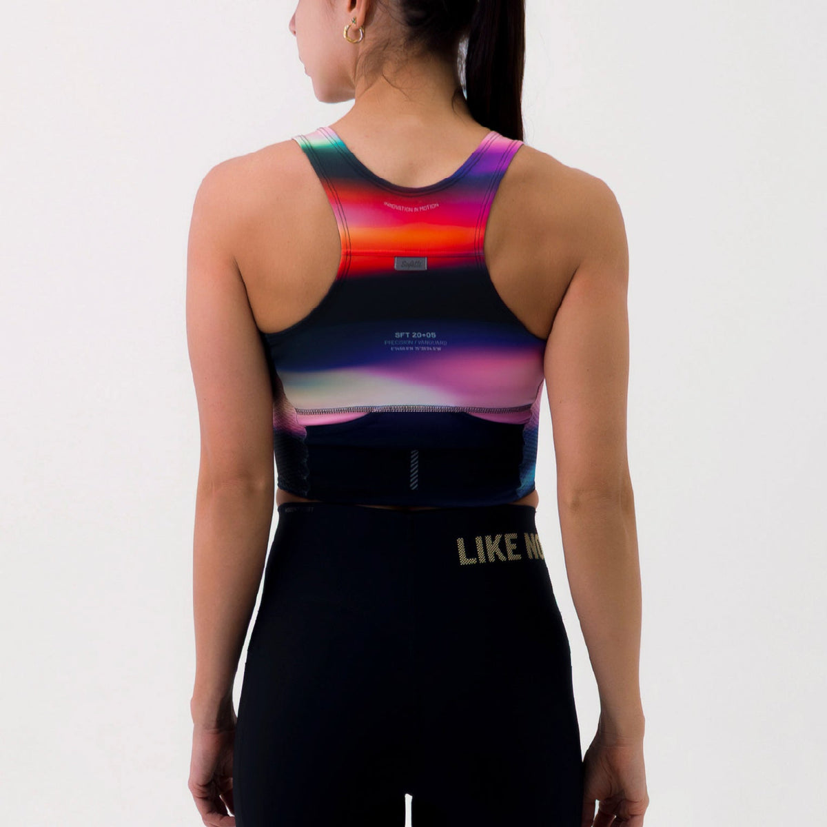 POCKET ESPECTRO WOMEN'S RUNNING & PADEL CROP TOP