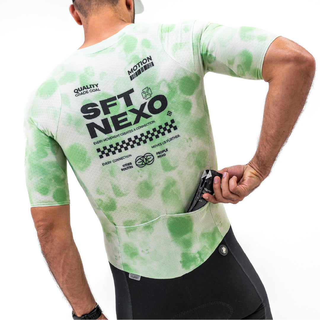 KONA TIDE GREEN MEN’S SHORT SLEEVE TRIATHLON SUIT