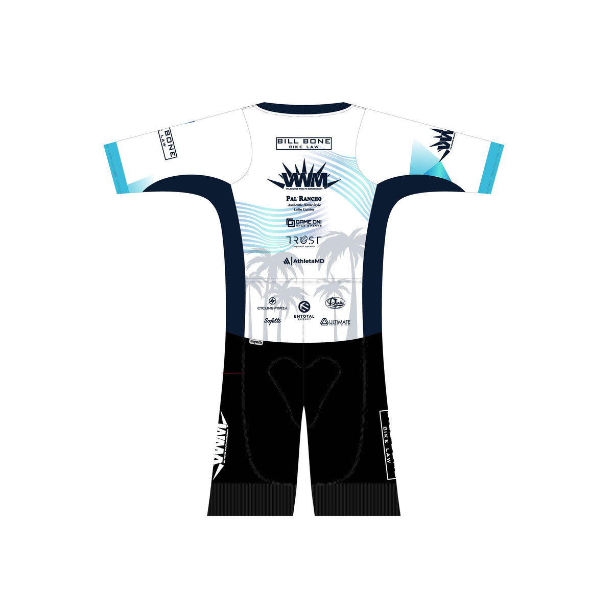 RJ'25 - Kona Performance Short Sleeve Triathlon Skinsuit. Women