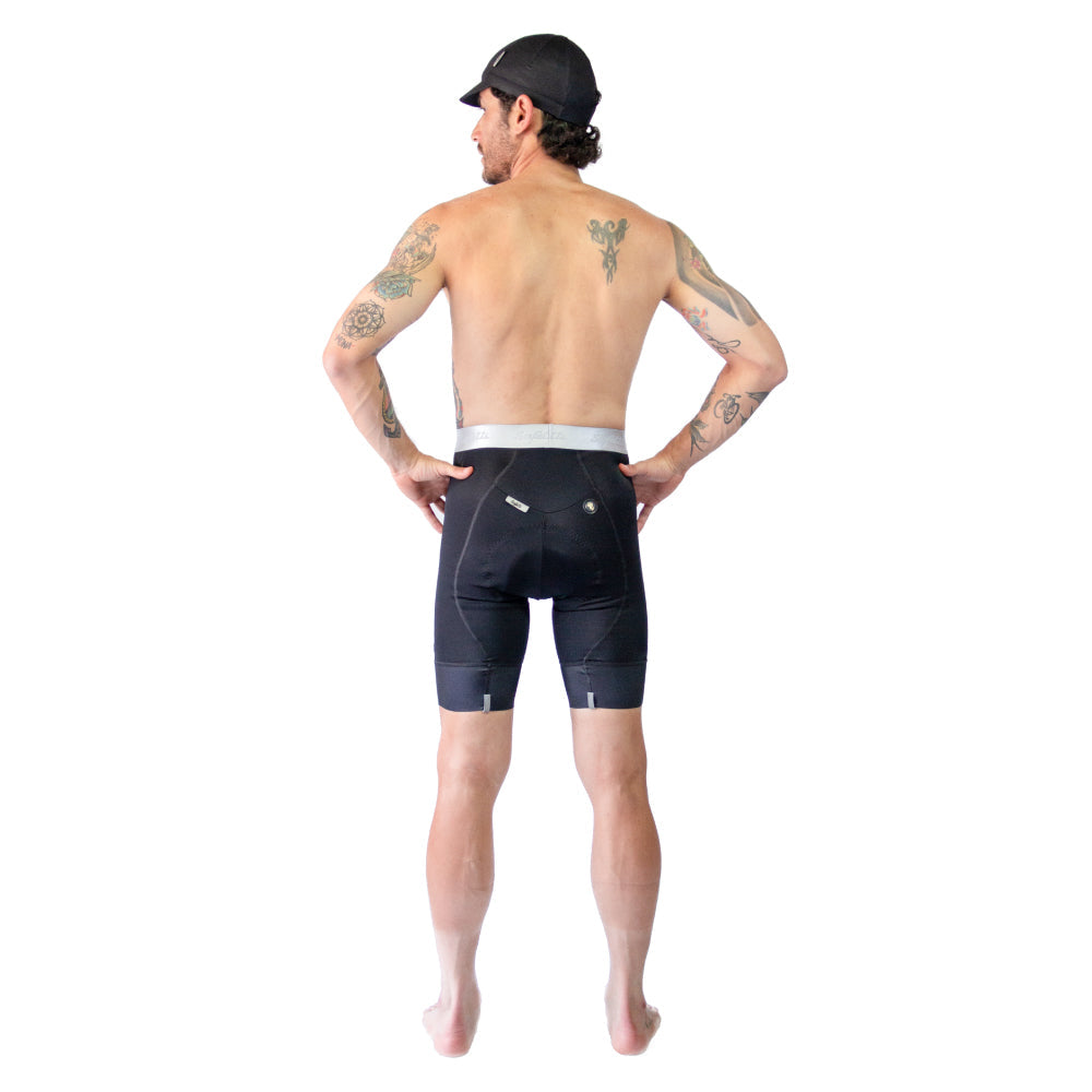 MEN'S BIB SHORTS WITHOUT STRAP NAPOLES BLACK