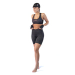 NAPOLES WOMEN'S BLACK BIB SHORTS WITHOUT STRAP