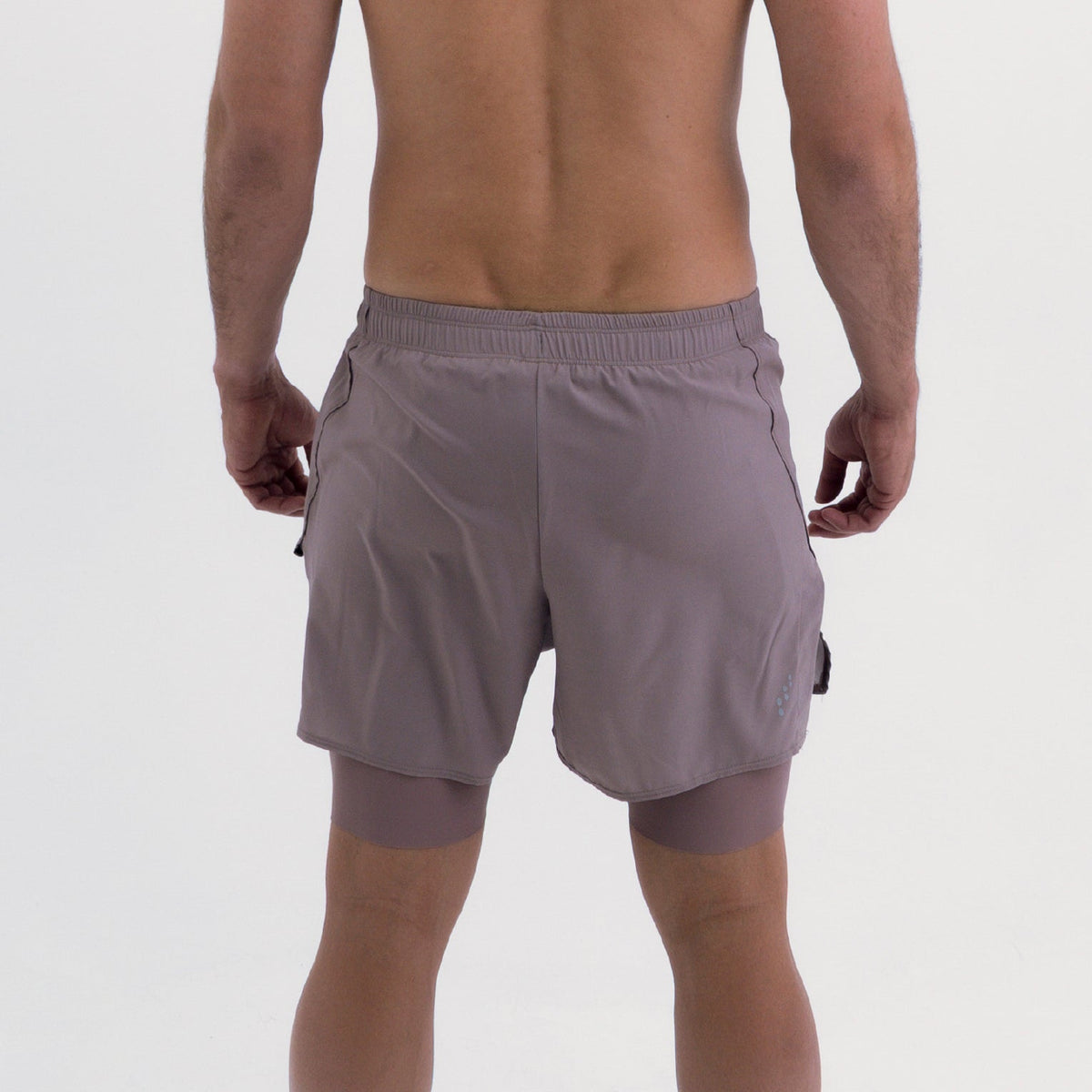 BREEZE BROWN MEN'S RUNNING & PADEL SHORTS