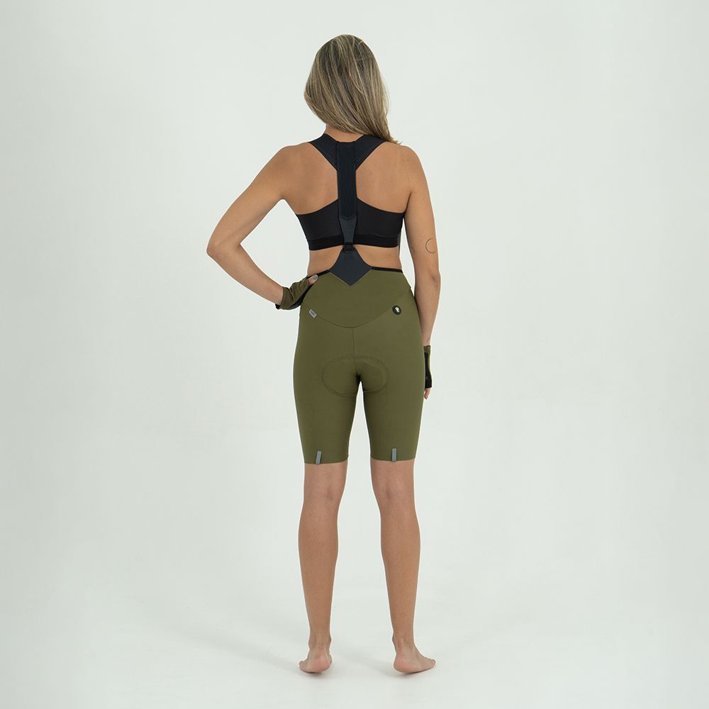 TOSCANA 2.0 + OLIVE BIB SHORTS FOR WOMEN