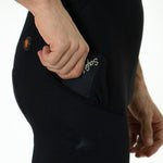 EVANS CARGO BLACK CYCLING SHORTS FOR MEN