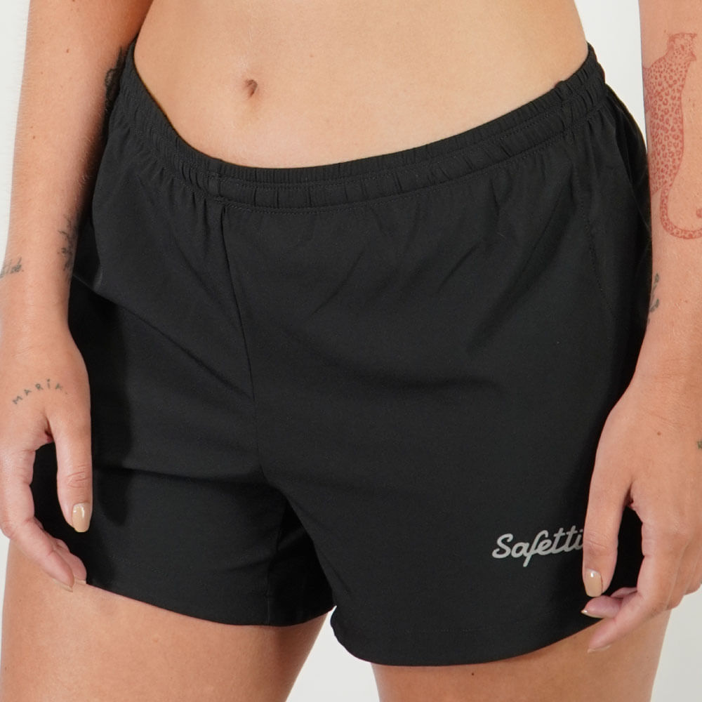 WOMEN'S SOLID COLOR MEZZANOTTE RUNNING SHORTS