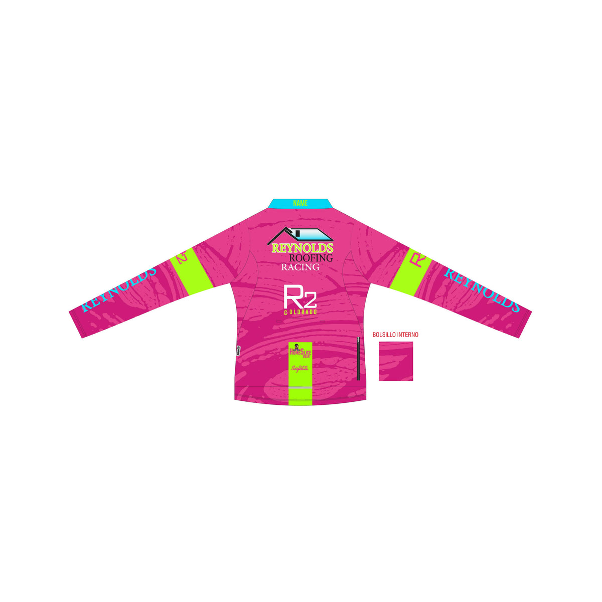 RR'26 - Leggero Long Sleeve Cycling Jersey Pink. Men