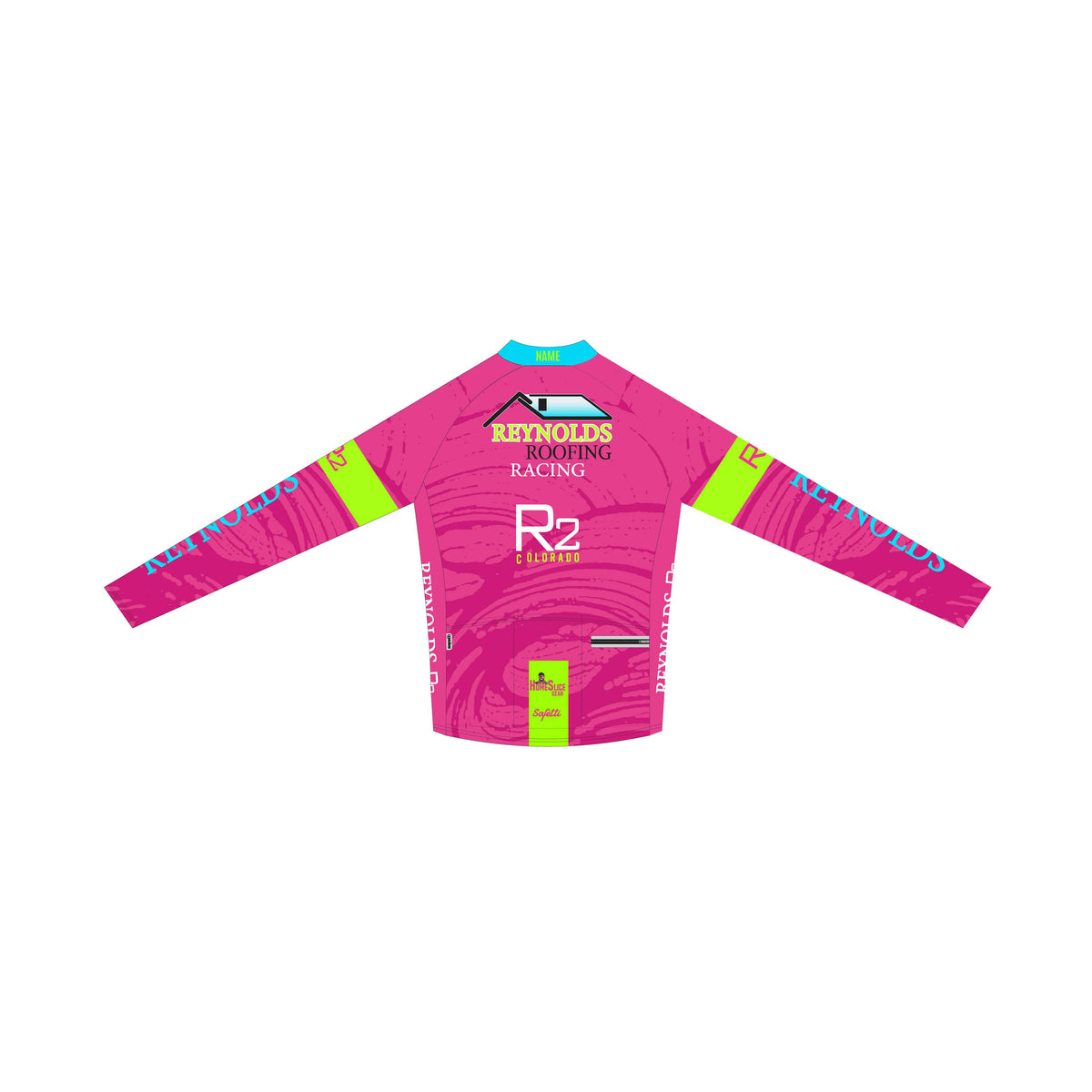 RR'26 - Thermal Cycling Long Sleeve Jersey Pink. Men