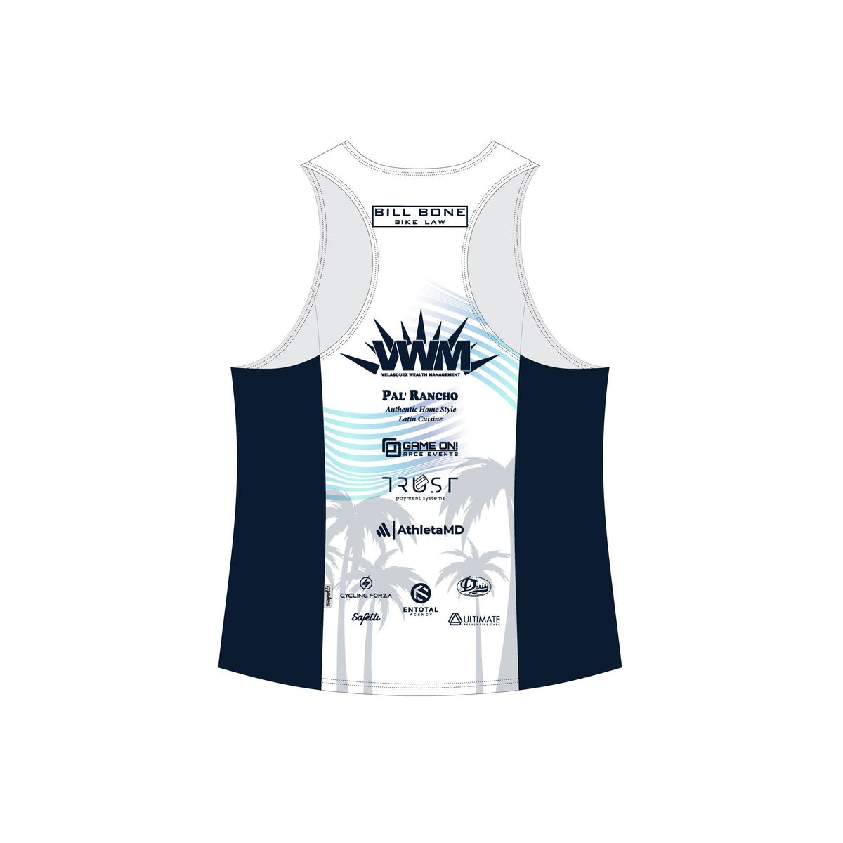 RJ'25 - Sicilia Sleeveless Running Jersey. Women