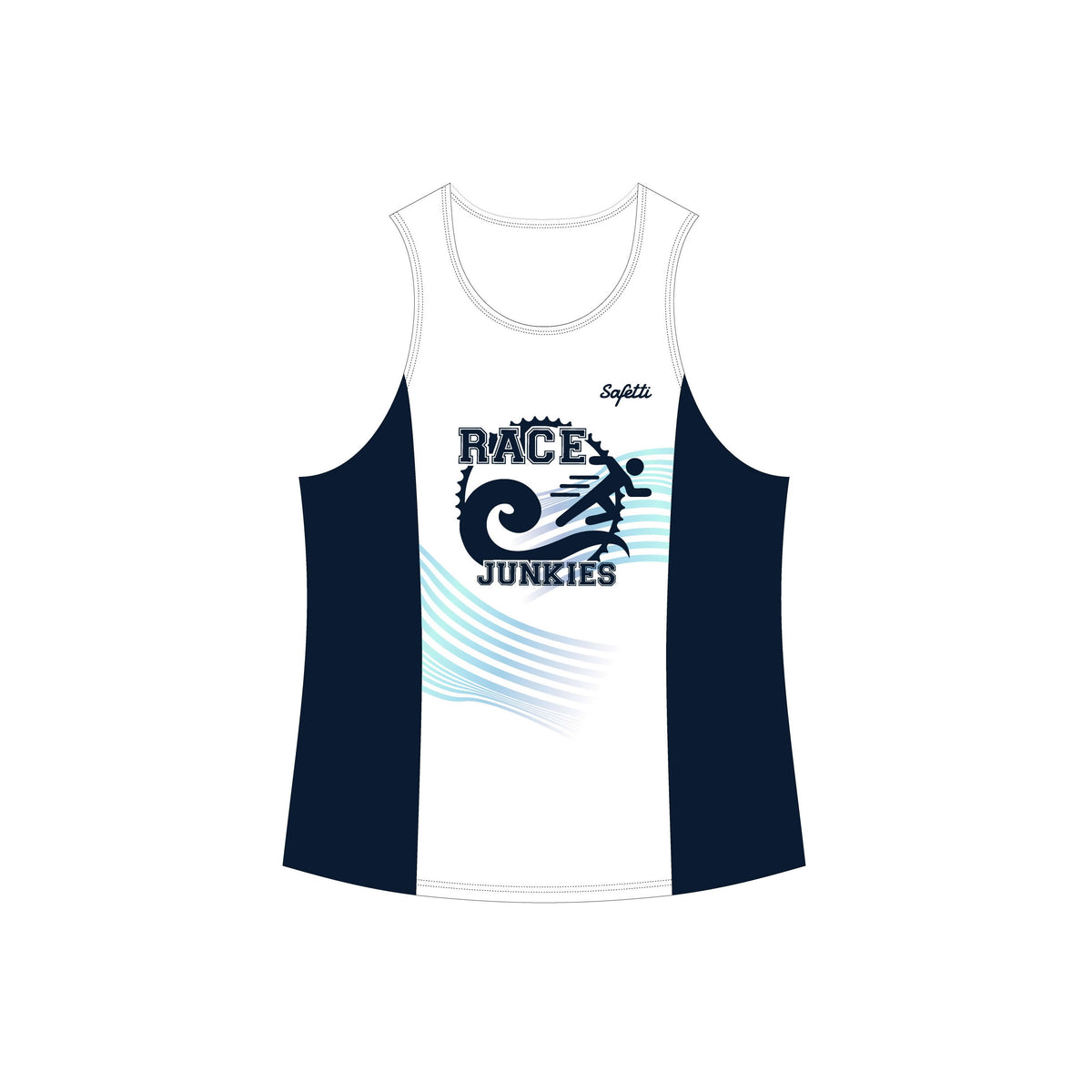 RJ'25 - Sicilia Sleeveless Running Jersey. Women