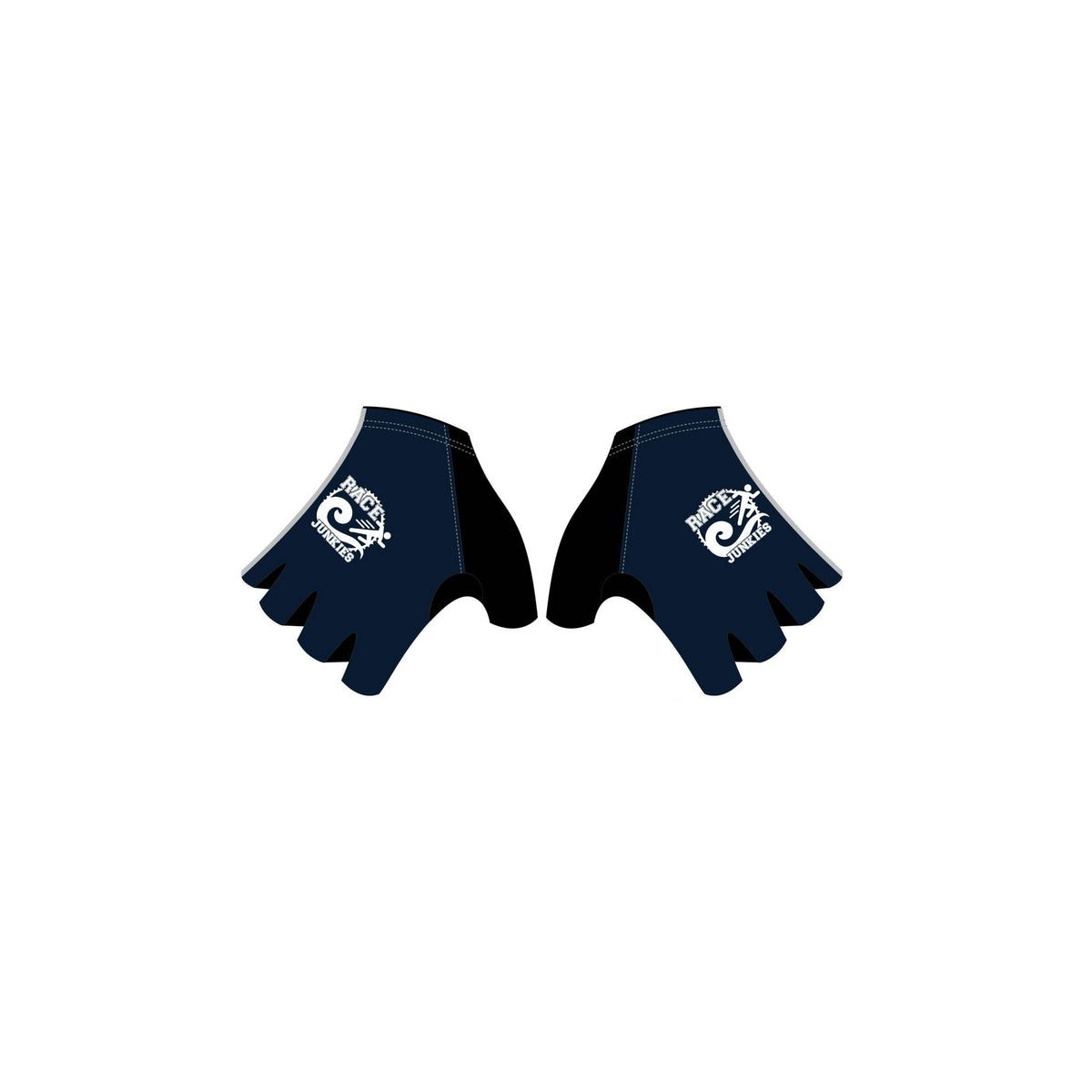 RJ'25 - Short Finger Cycling Gloves. Unisex