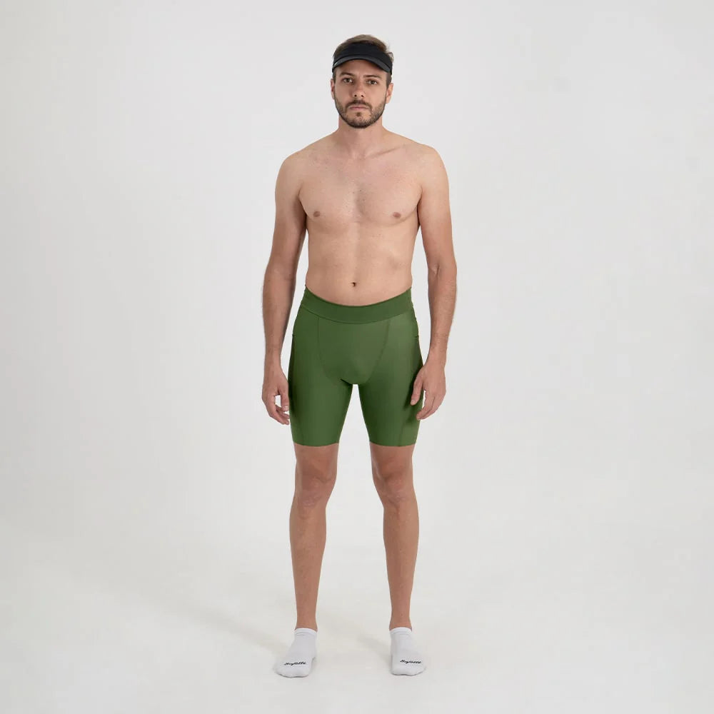29669F Titan 2.0 Running Shorts OLIVE GREEN