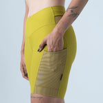 TITAN 2.0 LIME RUNNING SHORTS FOR WOMEN