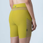 TITAN 2.0 LIME RUNNING SHORTS FOR WOMEN