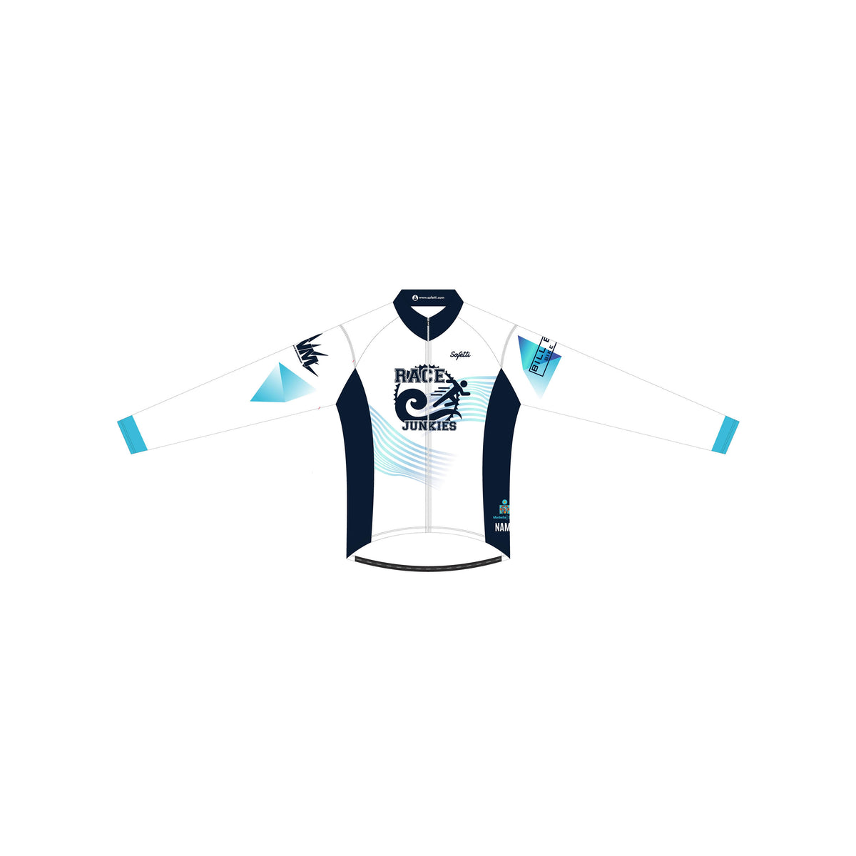 RJ'25 - Skin Light Long Sleeve Cycling Jersey Marbella. Women