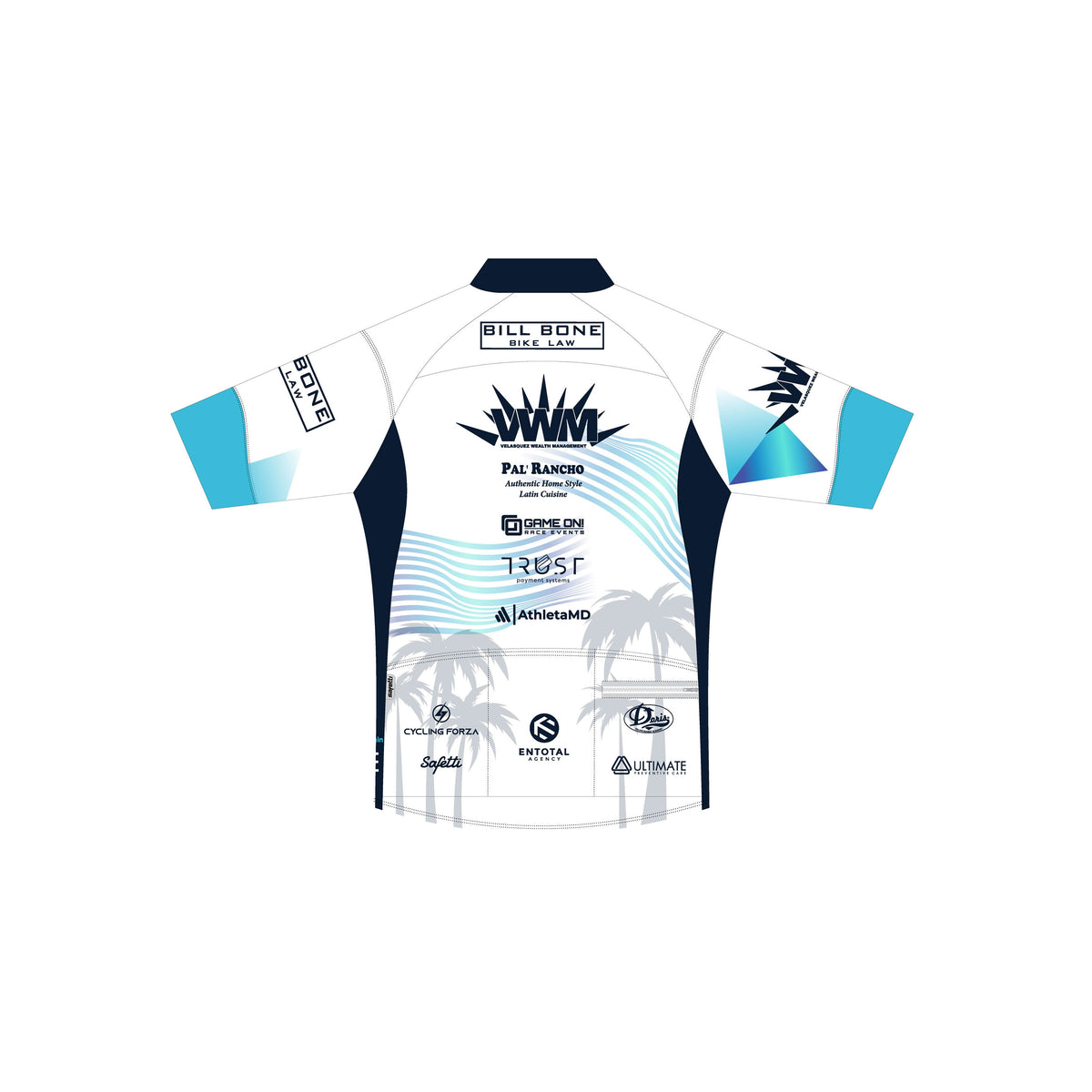 RJ'25 - Skin Light Short Sleeve Cycling Jersey Marbella. Women