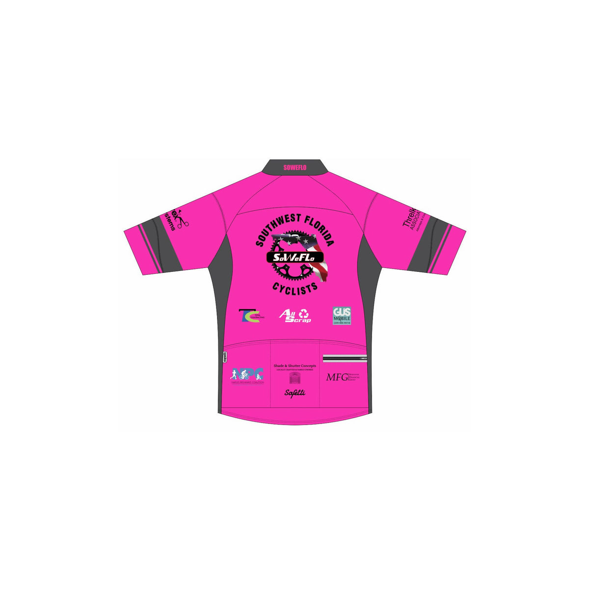 Soweflo'26 - Skin Light Short Sleeve Cycling Jersey D2. Men