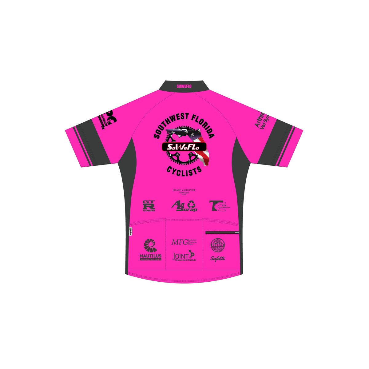 SoWeFlo'26 - Club Fit Short Sleeve Cycling Jersey D2. Men