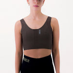 SYNK BROWN WOMEN'S RUNNING SPORTS BRA