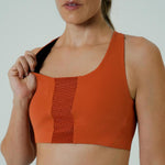 DUOMOTION CARROT RUNNING TOP FOR WOMEN
