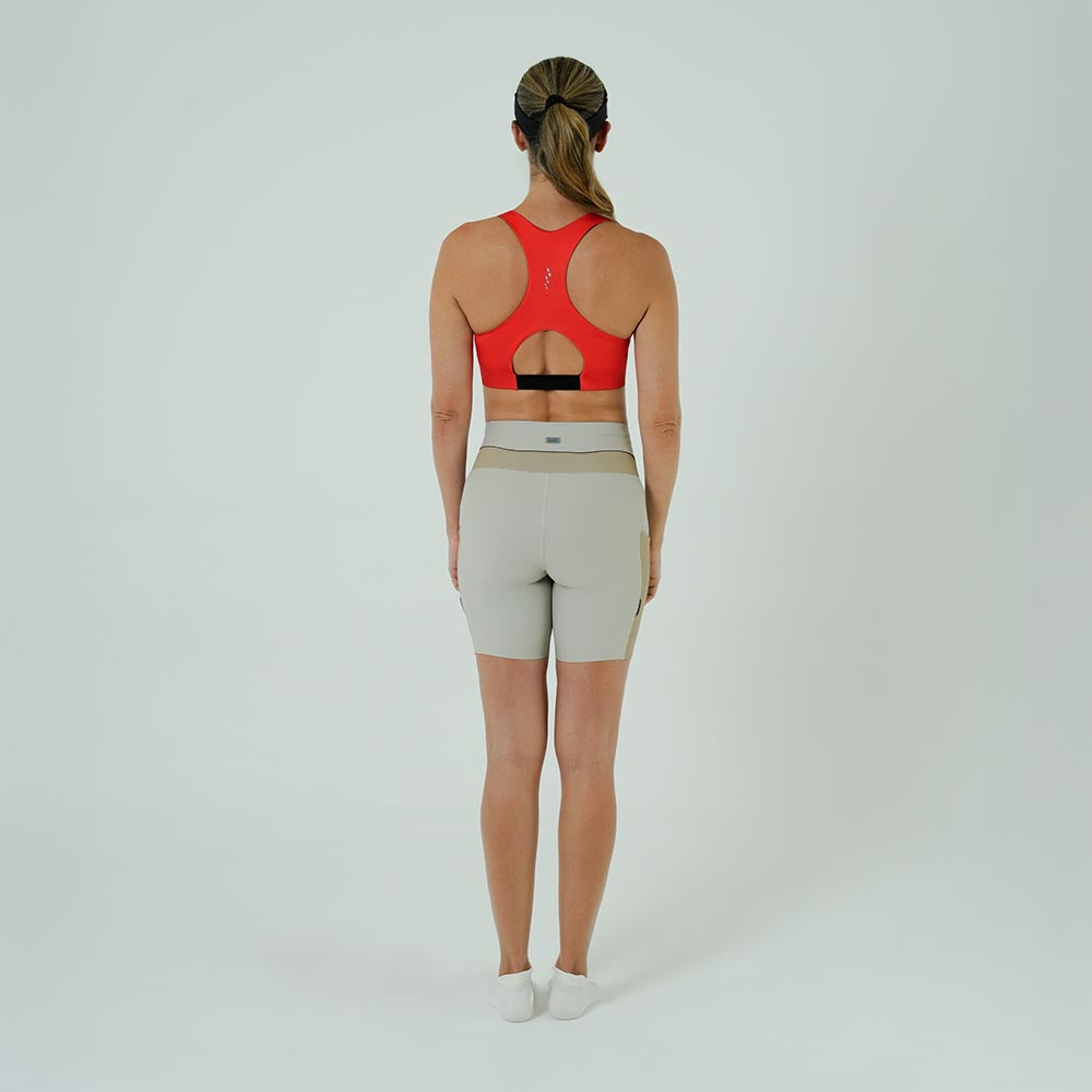 DUOMOTION CHERRY RUNNING TOP FOR WOMEN
