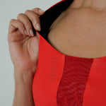 DUOMOTION CHERRY RUNNING TOP FOR WOMEN