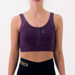 SYNK PURPLE WOMEN'S RUNNING SPORTS BRA