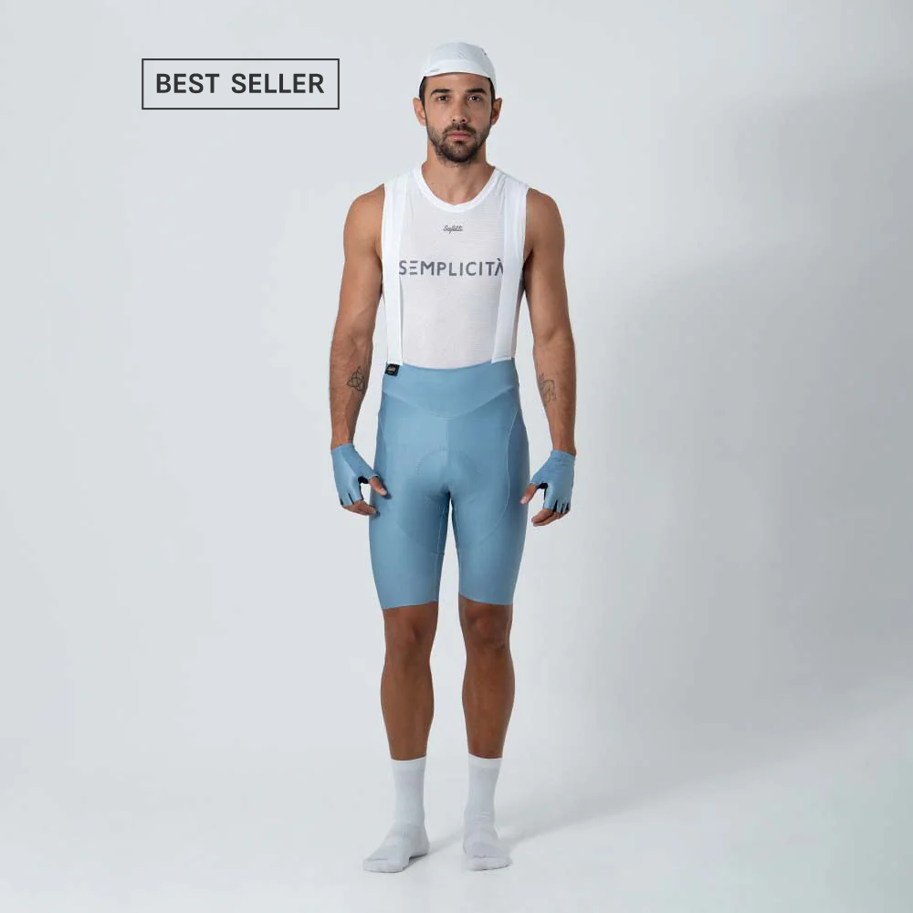 GIRONA COLORS BIB SHORTS POWDER BLUE FOR MEN