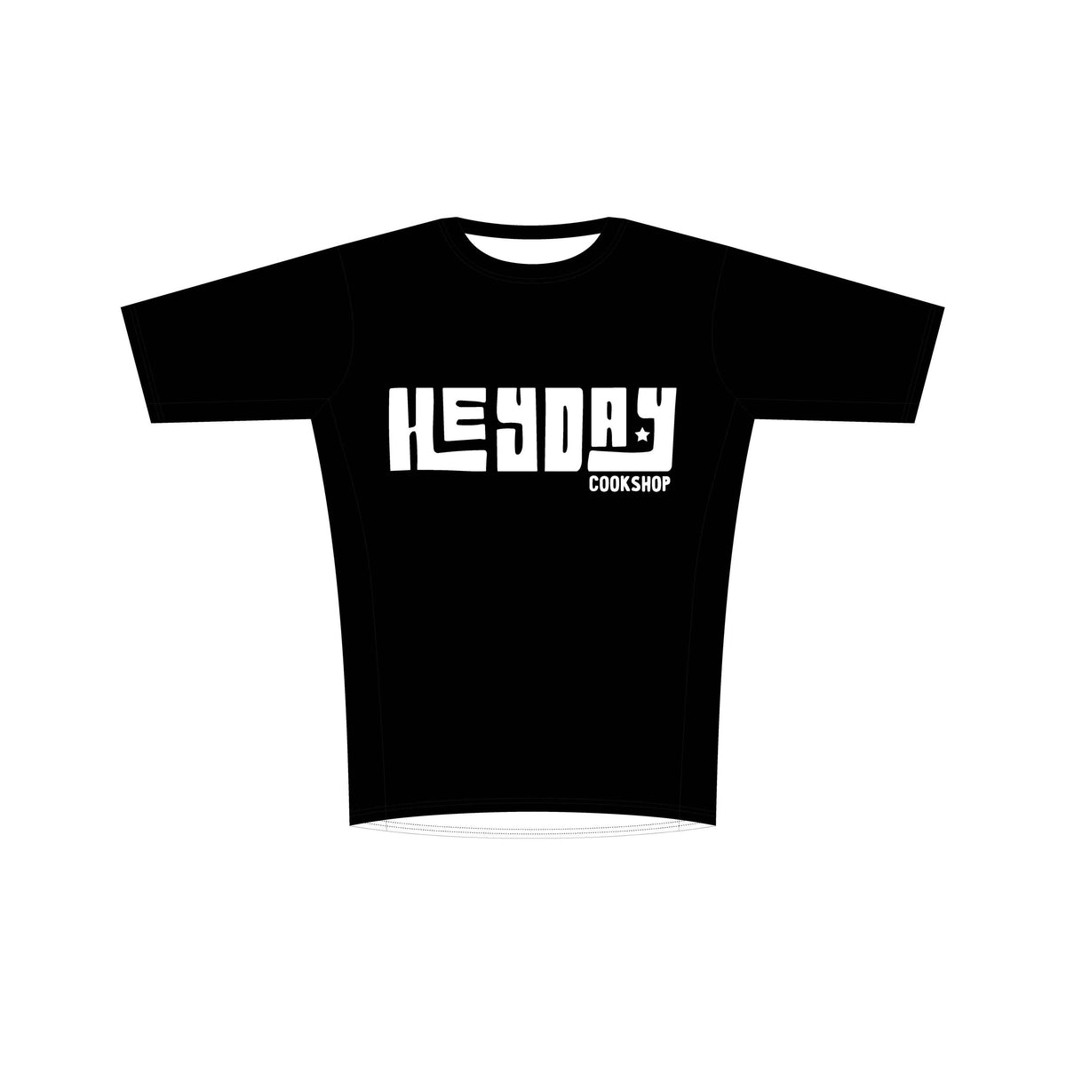 HD'26 - Sicilia Short Sleeve Running Jersey Black. Men