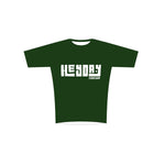 HD'26-2 - Sicilia Short Sleeve Running Jersey Green. Men